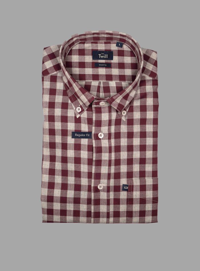 Button Down Long-Sleeve Casual Shirt