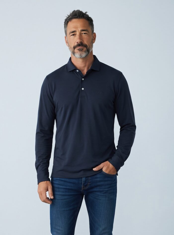 Polo Μ.Μ — Jersey , Μονόχρωμο
