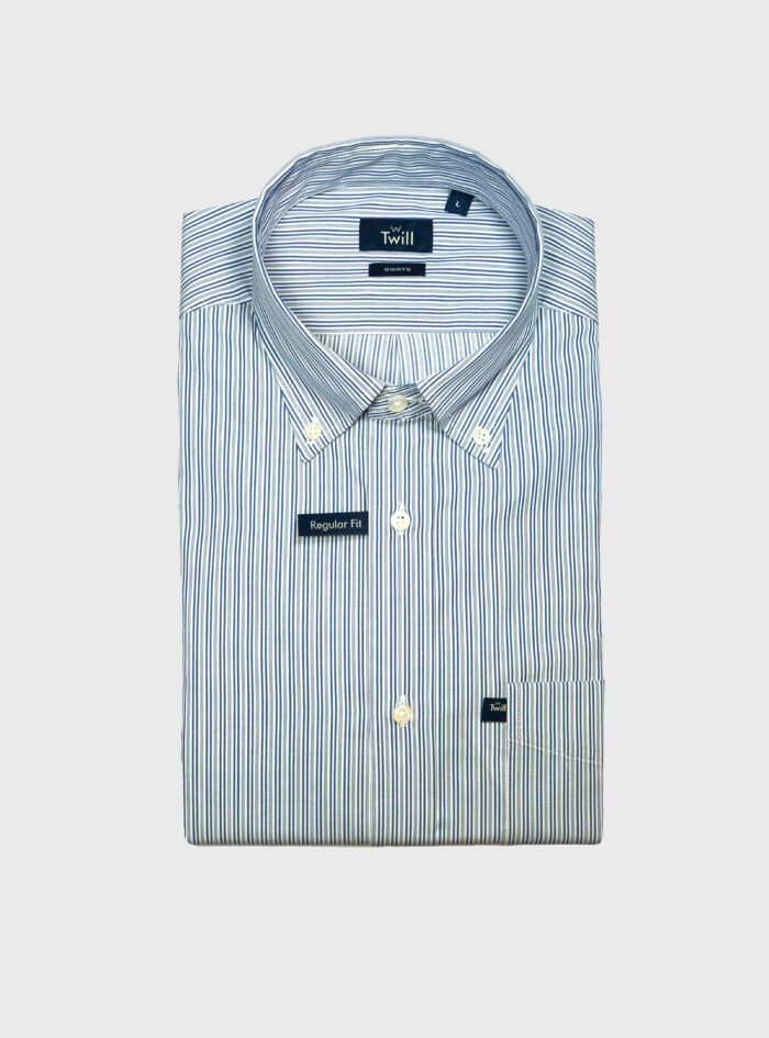 Button Down Long-Sleeve Casual Shirt