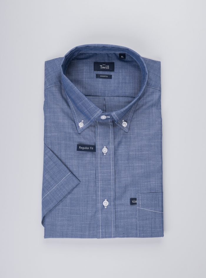 Button Down Flama Regular Fit Sport Πουκάμισο Κ.Μ