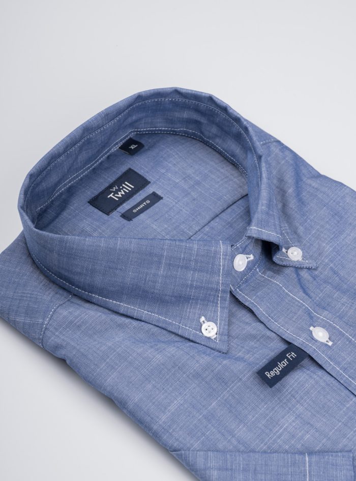 Button Down Flama Regular Fit Sport Πουκάμισο Κ.Μ
