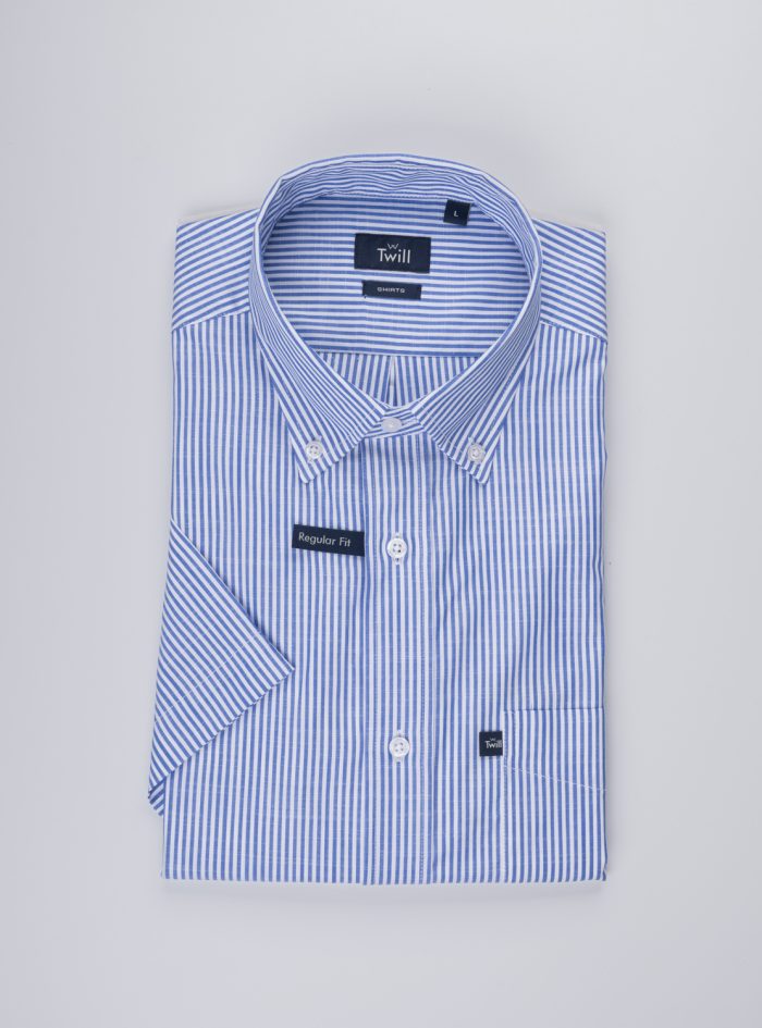 Button Down Flama Regular Fit Sport Πουκάμισο Κ.Μ