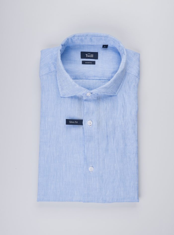 Positano Linen Slim Fit Sport Πουκάμισο Μ.Μ