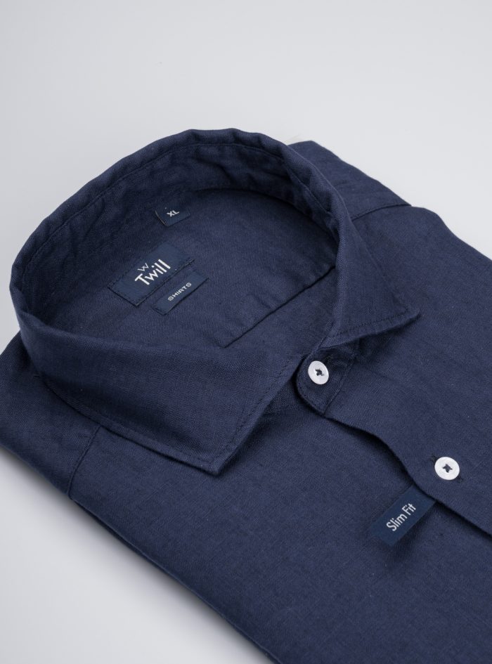Positano Linen Slim Fit Sport Πουκάμισο Μ.Μ