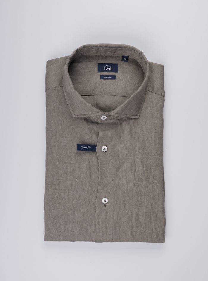Positano Linen Slim Fit Sport Πουκάμισο Μ.Μ
