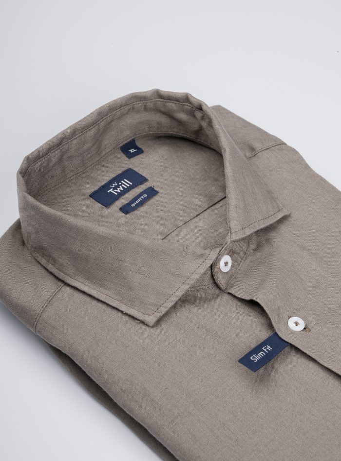 Positano Linen Slim Fit Sport Πουκάμισο Μ.Μ