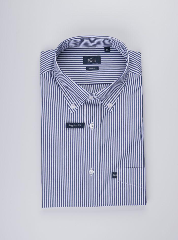 Button Down Regular Fit Sport Πουκάμισο Μ.Μ