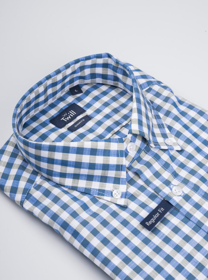 Button Down Regular Fit Sport Πουκάμισο Μ.Μ