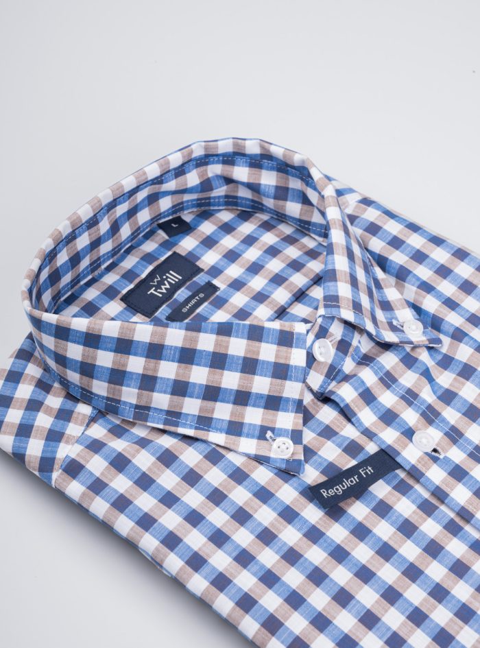 Button Down Regular Fit Sport Πουκάμισο Μ.Μ